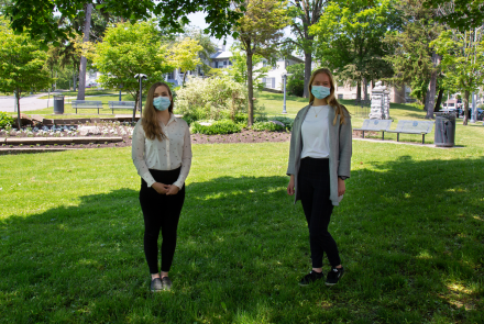 FHS students Emmanuelle LeBlanc and Ryan Kirkpatrick awarded Vanier Scholarships