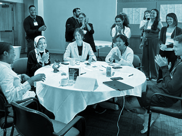 Group of learners in a classroom setting.