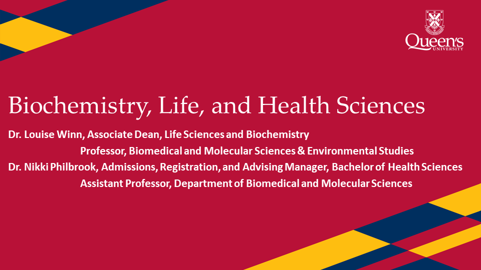 Life Sciences, Biochemistry, and Health Sciences Presentation