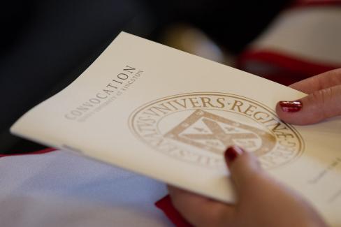 Queen's convocation book