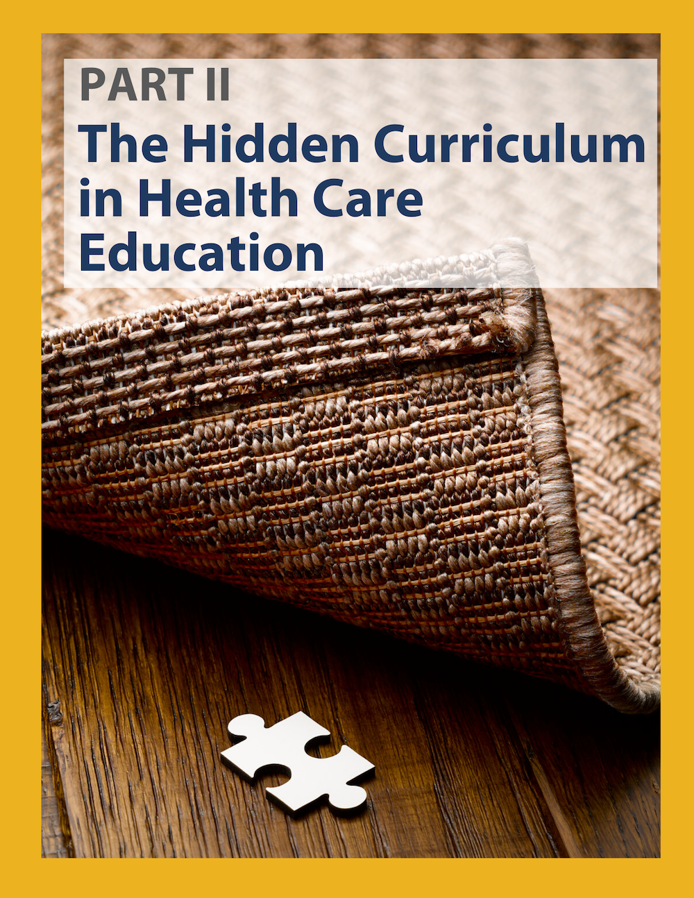 Link to a PDF  - Part 2: The Hidden Curriculum in Health Care Education