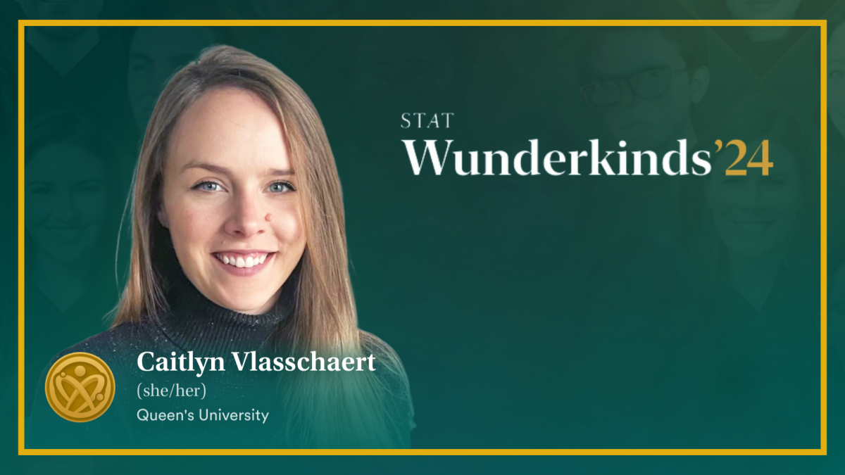 Medical resident and alumna Caitlyn Vlasschaert named STAT Wunderkind | Faculty of Health Sciences