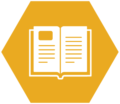 Icon image of open book