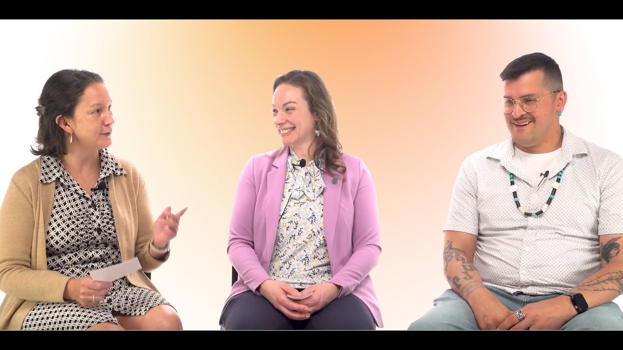 Dr. Sarah Funnell, Dr. Jamaica Cass, and Nathan Cheechoo