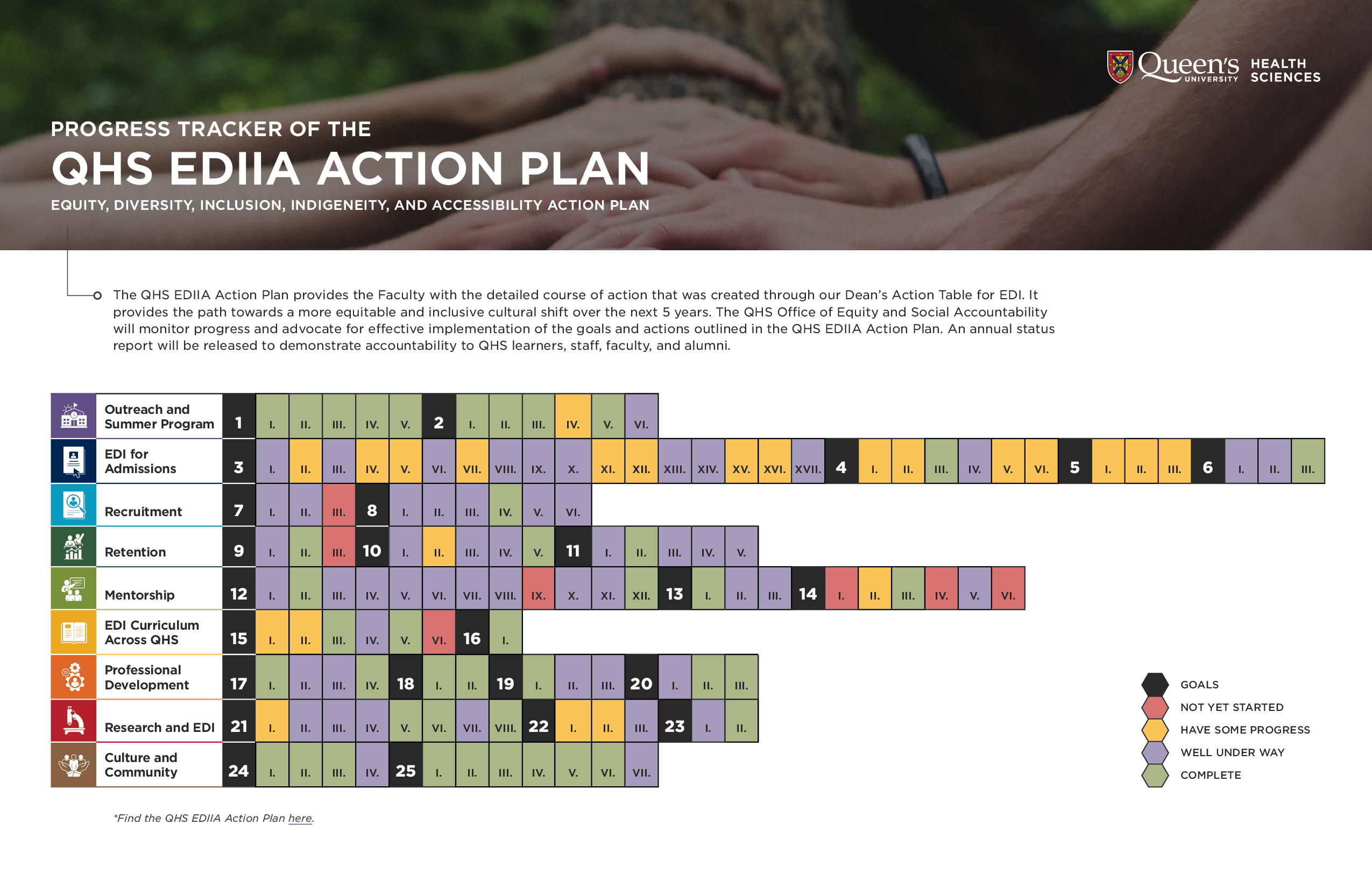 QHS EDIIA Action Plan Progress