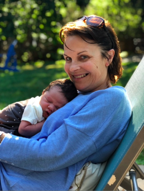 Cheryl with Baby Saul