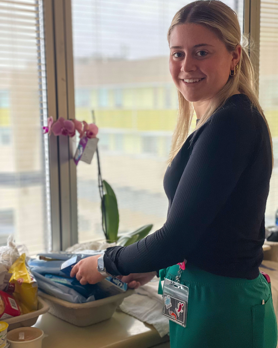 Queen's BNSc nursint student Abigail de Jong. 