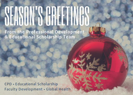 Season's Greetings from the team at OPDES
