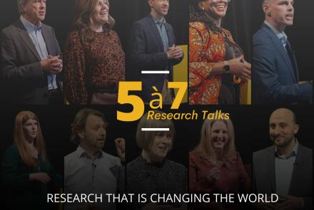 Year in review: 2022 Cinq à Sept Research Talks - Research that is changing the world