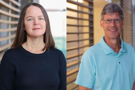 Pictured: Drs. Karen Yeates (Medicine) and James Reynolds (Biomedical and Molecular Sciences)