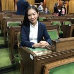 A medical student has her voice heard on Parliament Hill