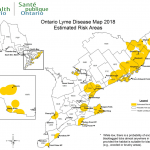 Ontario Lyme Disease Map 2018: Estimated Risk Areas