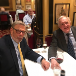 Richard and Professor Derek Alderson, President of the Royal College of Surgeons of England